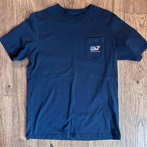 NWOT Boys XL Vineyard Vines whale pocket tee